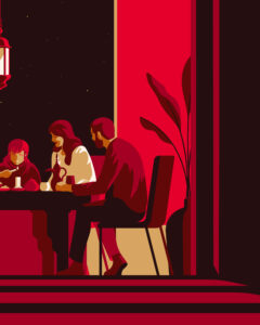 Gandour Brand Illustrations Ramadan Close up 02