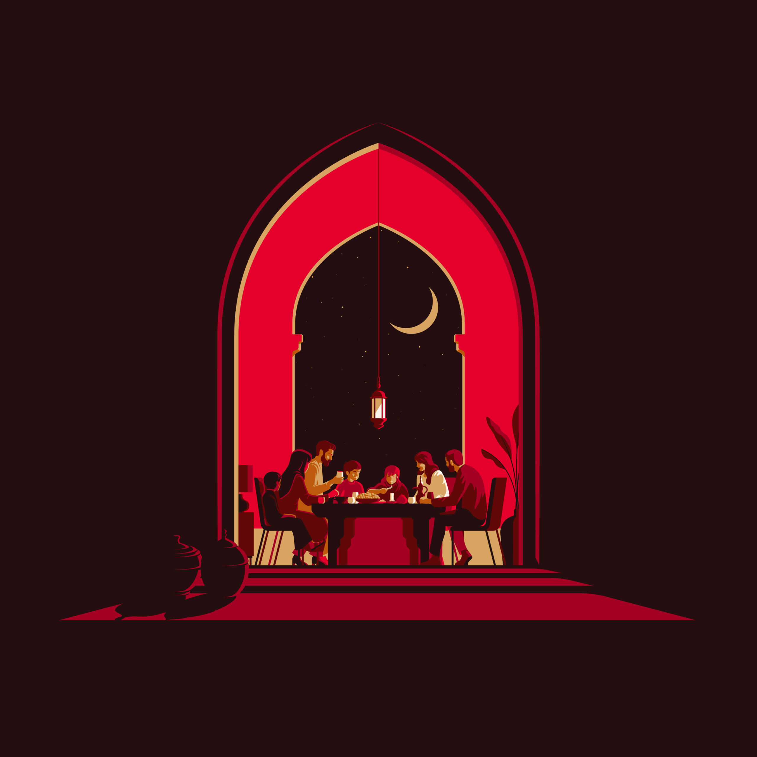 Gandour - Ramadan Illustration