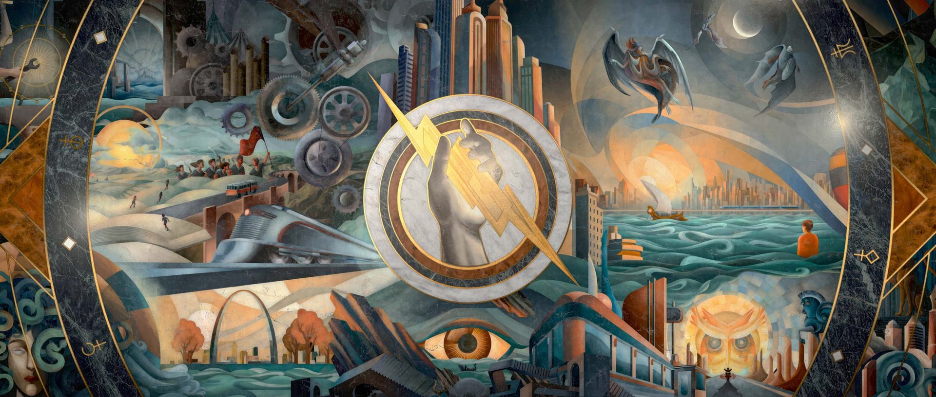 Disney+: Percy Jackson & the Olympians Full Mural